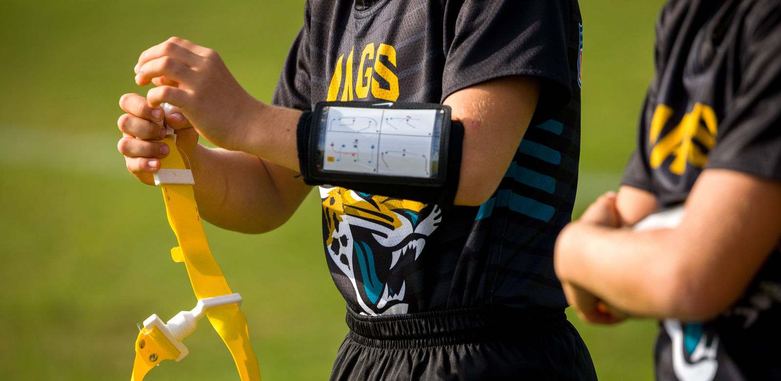 flag football wristsheets