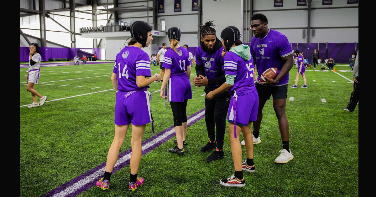 Minnesota Vikings Launch High School Girl's Flag League Credit: Minnesota Vikings