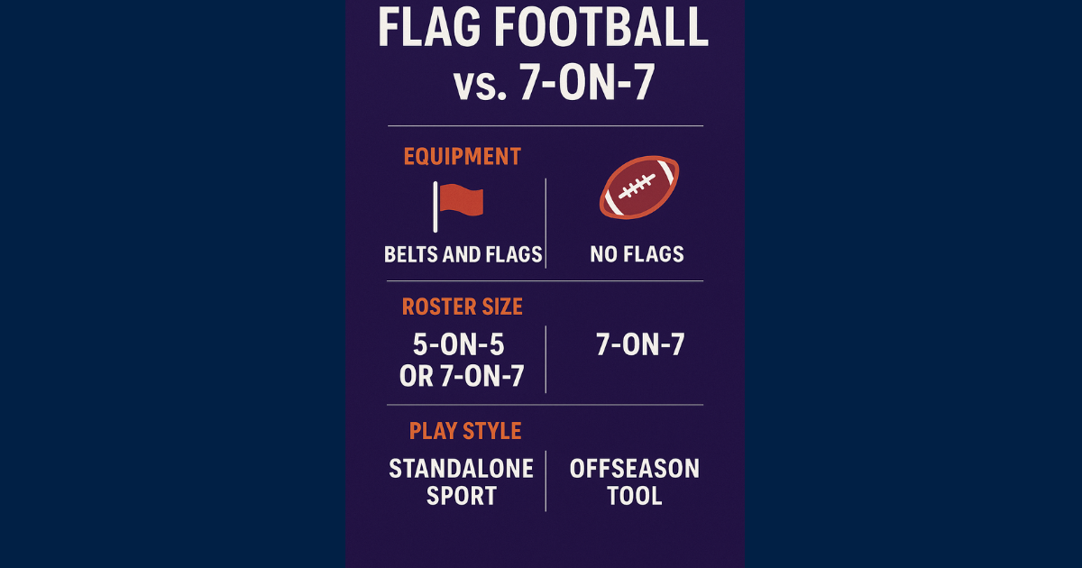 Flag Football vs. 7-on-7: Similar, But Not the Same