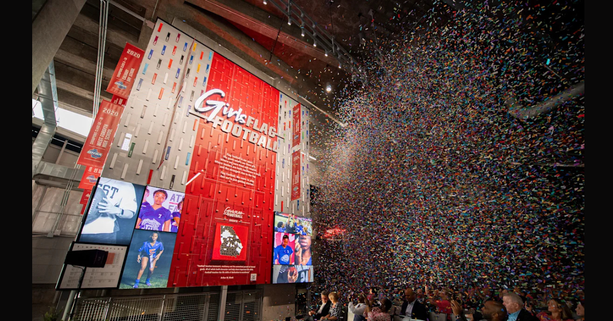 Atlanta Falcons Launch Inaugural Girls Flag Football Week