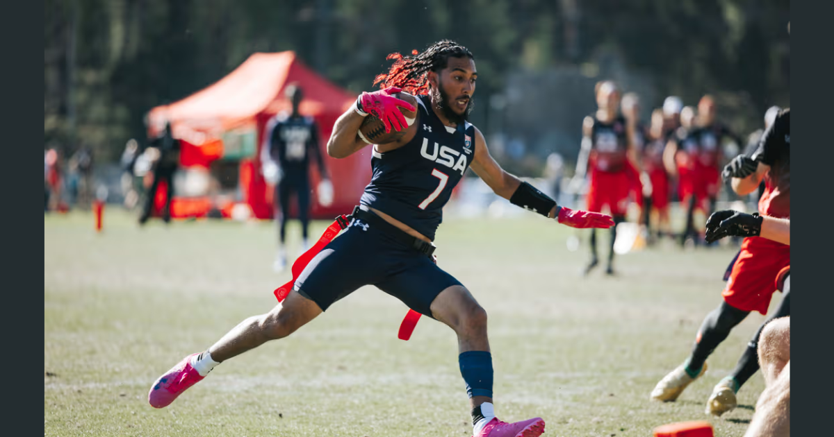 NFL vs USA Flag Football Stars Face Off In Fanatics Flag Football Classic