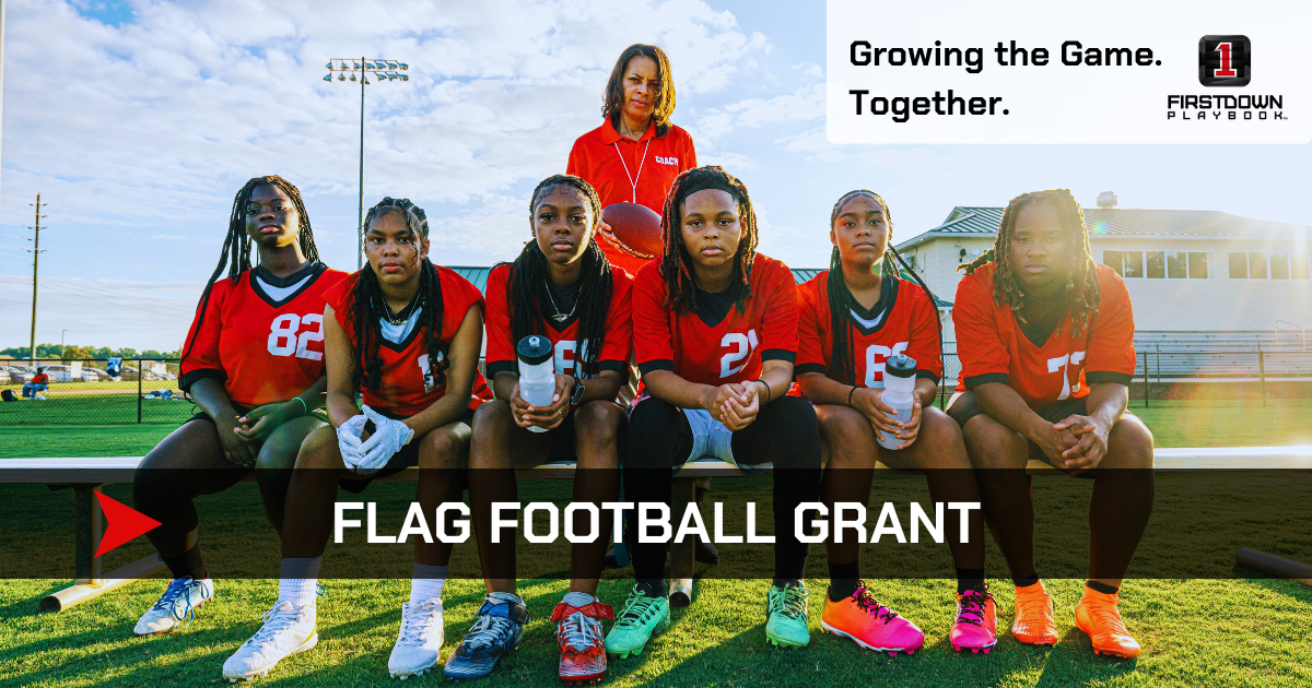 FirstDown PlayBook Launches New Flag Football Grant Program