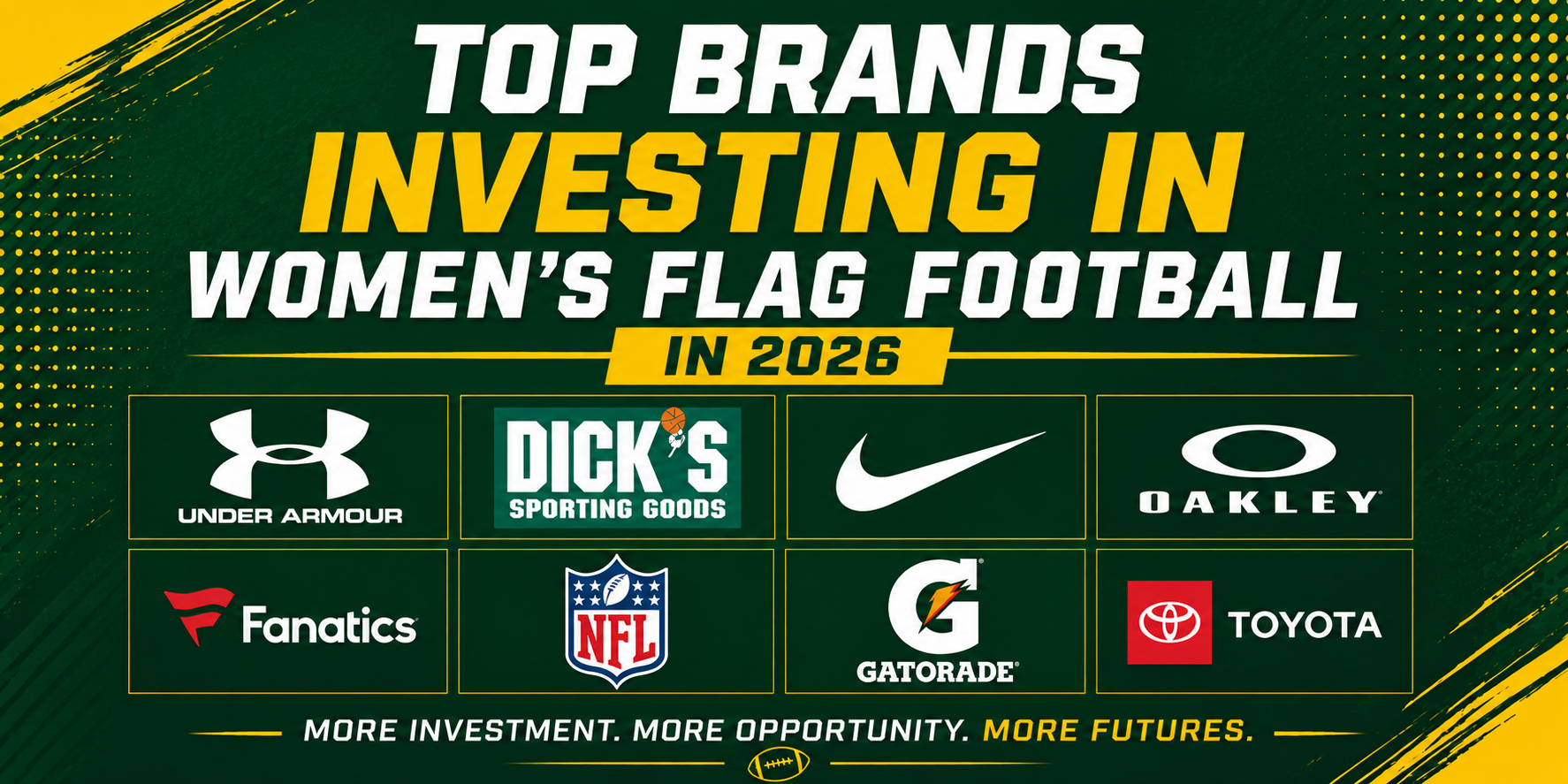 Top Brands Investing in Women’s Flag Football in 2026
