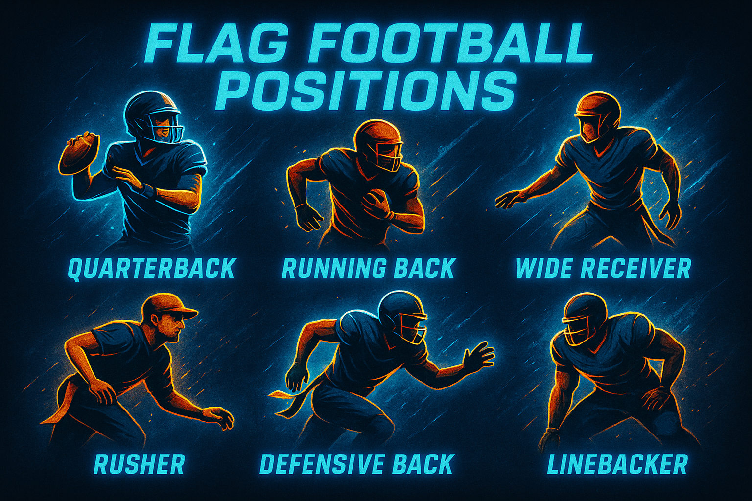 How Positions Differ in Flag Football from Tackle